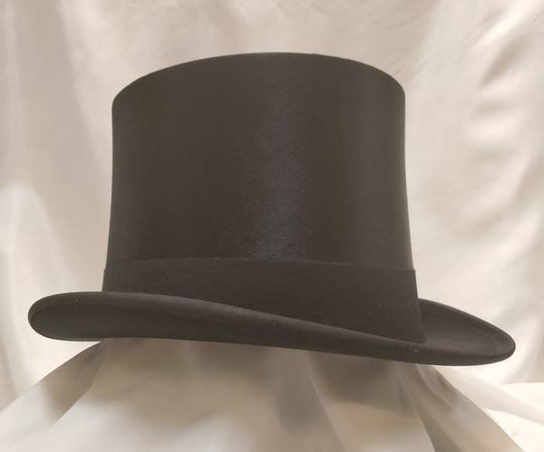Silk Top Hat 6 7/8 - Black #23-111 Vintage