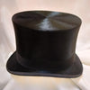 Silk Top Hat 6 7/8 - Black #23-114 Vintage