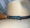 Horse Hair Hatband - Single Tassel Side Pull #4 - DBarJHats
