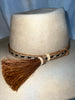 Horse Hair Hatband - Single Tassel Side Pull #07 - DBarJHats