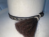 Horse Hair Hatband - Single Tassel Side Pull #03 - DBarJHats