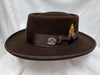 Pork Pie 7 3/8 - Dark Brown (10X) #15-271 - DBarJHats