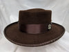 Pork Pie 7 3/8 - Dark Brown (10X) #15-271 - DBarJHats