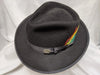 Fedora 7 5/8 - Black (50X) #18-112 - DBarJHats