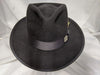 Fedora 7 5/8 - Black (50X) #18-112 - DBarJHats