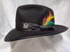 Fedora 7 5/8 - Black (50X) #18-112 - DBarJHats