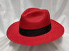 Fedora 7 1/8 (58)- Red (Montecristi Panama) #20-139