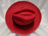 Fedora 7 1/8 (58)- Red (Montecristi Panama) #20-139
