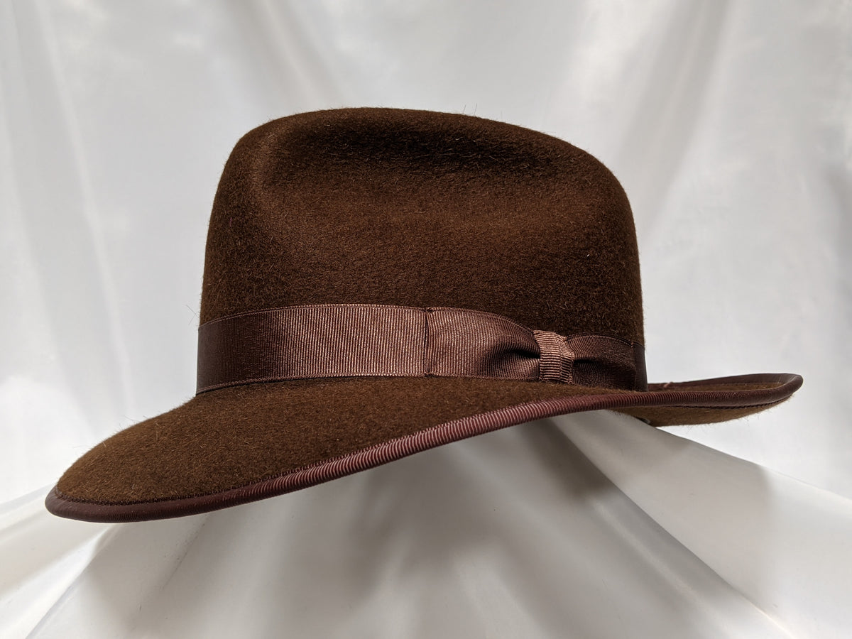 Fedora 6 3 4 Dark Brown 10XB 15 090 DBarJHats