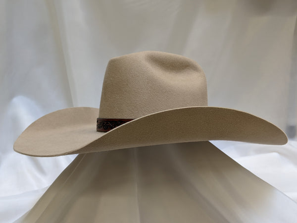 Cattlemans 7 - Sand (100X) #22-005 (5" Brim) Pure Beaver