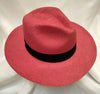 Fedora 6 7/8 (56) - Red (Montecristi Panama) #20-137