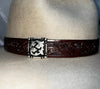 Red Leather Hatband - LHB-002