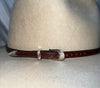 Red Leather Hatband - LHB-018