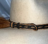 Horse Hair Hatband - Single Tassel Side Pull #8