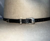 Black Leather Hatband - LHB-017