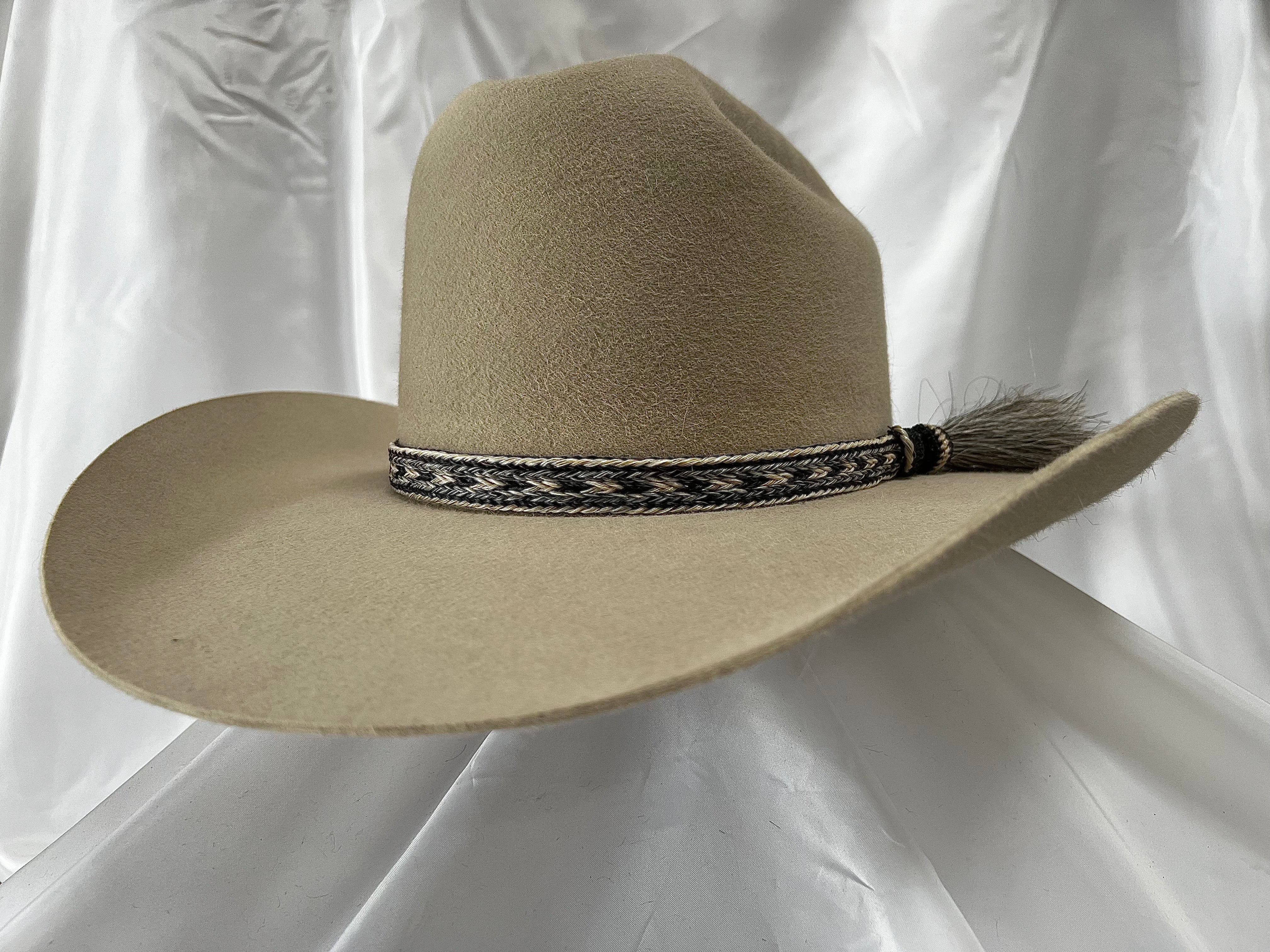 お買い得アイテム BenzHawk Men Brim Brown Western Cowboy Hats Shapeable Handcrafts  Hat（並行輸入品）