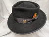 Fedora 7 7/8 - Black (5X) #15-284 - DBarJHats