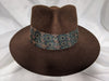 PC Fedora 7 - Brown (Platinum) #19-106 - DBarJHats