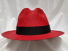 Fedora 7 5/8 (61) - Red (Montecristi Panama) #20-142