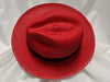 Fedora 7 5/8 (61) - Red (Montecristi Panama) #20-142