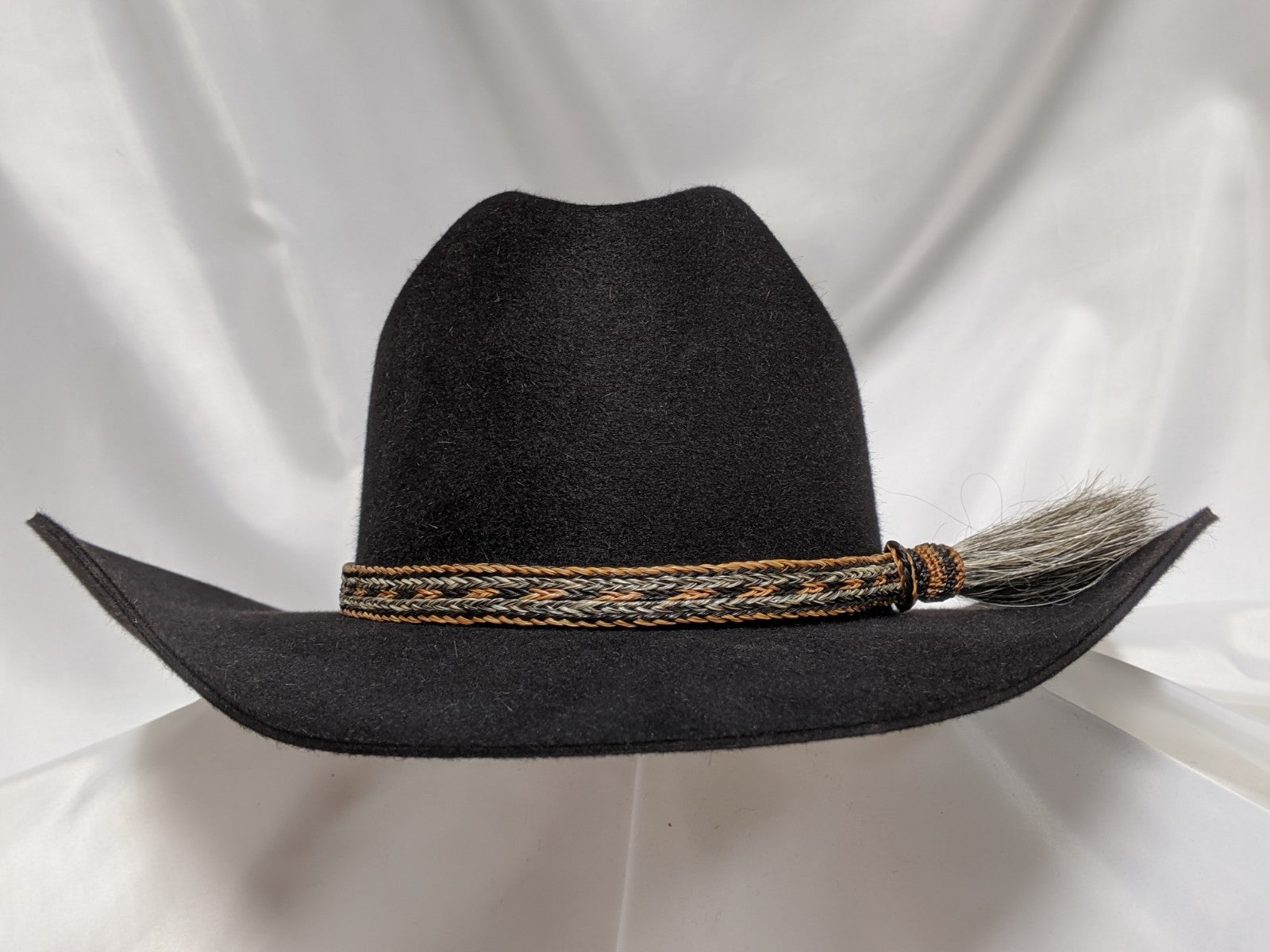Gunsmoke Felt Cowboy Hat | Cattleman Western Hat Band Medium