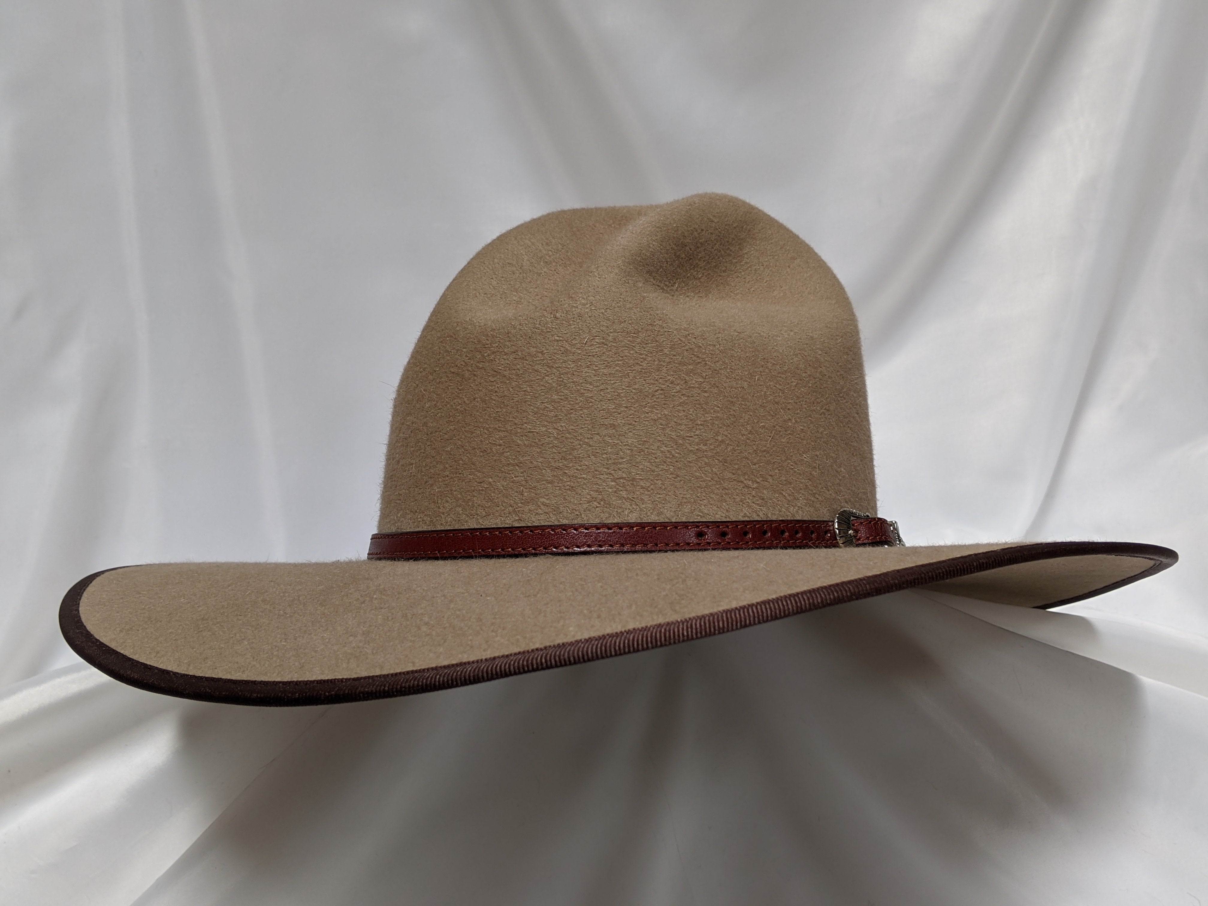 Generico Revolver Cowboy Set+72x37 cm Hat Brown