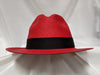 Fedora 7 5/8 (61) - Red (Montecristi Panama) #20-142