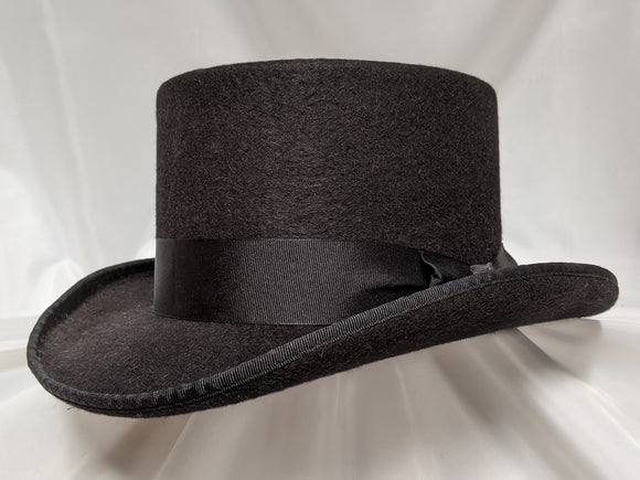 Top Hat 7 5/8 - Black (10X) #19-179 (5