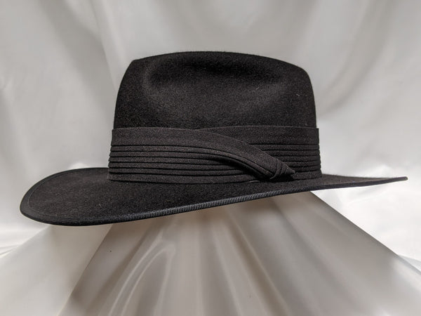 Fedora 7 3/8- Black (50X) #21-063